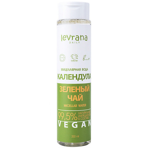 LEVRANA Мицеллярная вода Календула и зеленый чай Daily Micellar Water 350, Мицеллярная вода Календула и зеленый чай Daily Micellar Water
LEVRANA Мицеллярная вода Календула и зеленый чай Daily Micellar Water 350, Мицеллярная вода Календула и зеленый чай Daily Micellar Water