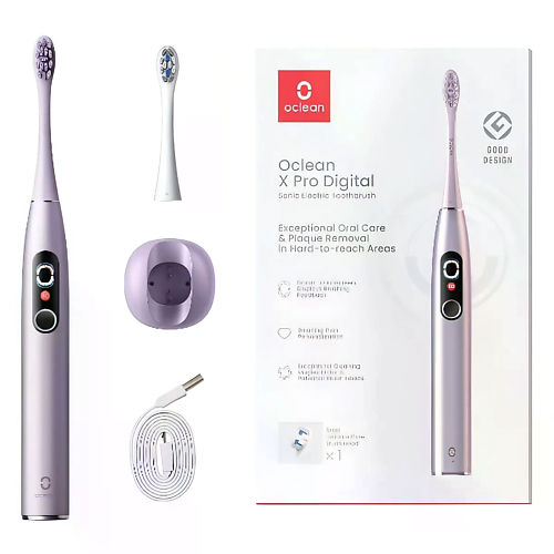 OCLEAN Электрическая зубная щётка X Pro Digital, Электрическая зубная щётка X Pro Digital
OCLEAN Электрическая зубная щётка X Pro Digital, Электрическая зубная щётка X Pro Digital