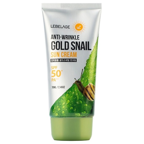 LEBELAGE Солнцезащитный крем с муцином золотой улитки против морщин GOLD SNAIL 70, Солнцезащитный крем с муцином золотой улитки против морщин GOLD SNAIL
LEBELAGE Солнцезащитный крем с муцином золотой улитки против морщин GOLD SNAIL 70, Солнцезащитный крем с муцином золотой улитки против морщин GOLD SNAIL