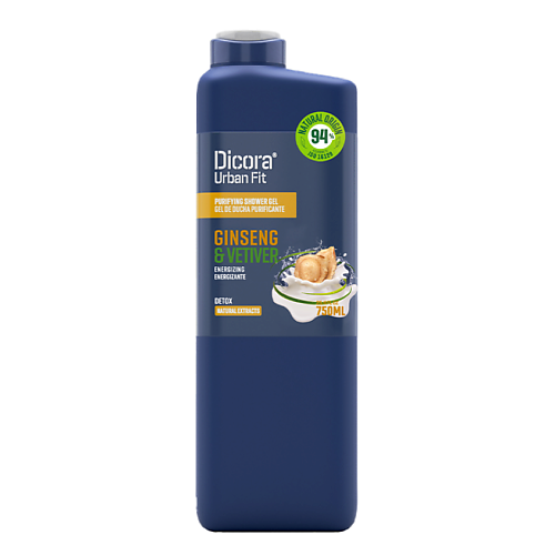 DICORA URBAN FIT Тонизирующий гель для душа «DETOX, Ginseng & Vetiver» 750, Тонизирующий гель для душа «DETOX, Ginseng & Vetiver»
DICORA URBAN FIT Тонизирующий гель для душа «DETOX, Ginseng & Vetiver» 750, Тонизирующий гель для душа «DETOX, Ginseng & Vetiver»