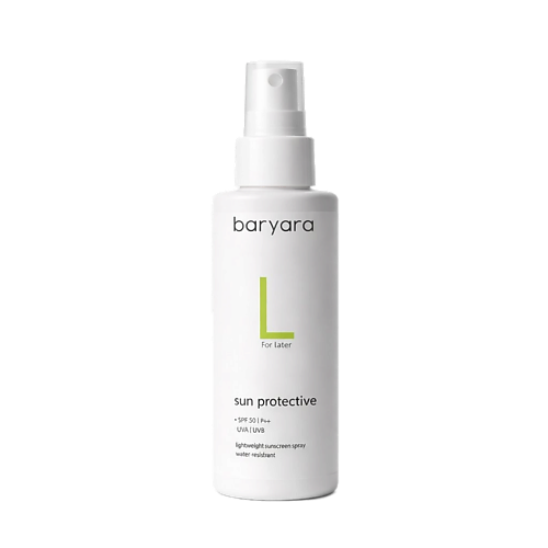 BARYARA Солнцезащитный спрей SPF 30 с UVA и UVB фильтрами после эпиляции 200, Солнцезащитный спрей SPF 30 с UVA и UVB фильтрами после эпиляции
BARYARA Солнцезащитный спрей SPF 30 с UVA и UVB фильтрами после эпиляции 200, Солнцезащитный спрей SPF 30 с UVA и UVB фильтрами после эпиляции