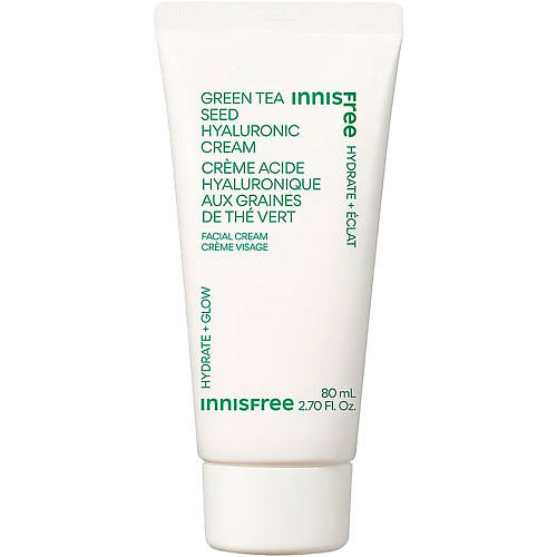INNISFREE Гиалуроновый крем на основе семян зелёного чая для лица Green Tea Seed Hyaluronic Cream 80, Гиалуроновый крем на основе семян зелёного чая для лица Green Tea Seed Hyaluronic Cream
INNISFREE Гиалуроновый крем на основе семян зелёного чая для лица Green Tea Seed Hyaluronic Cream 80, Гиалуроновый крем на основе семян зелёного чая для лица Green Tea Seed Hyaluronic Cream