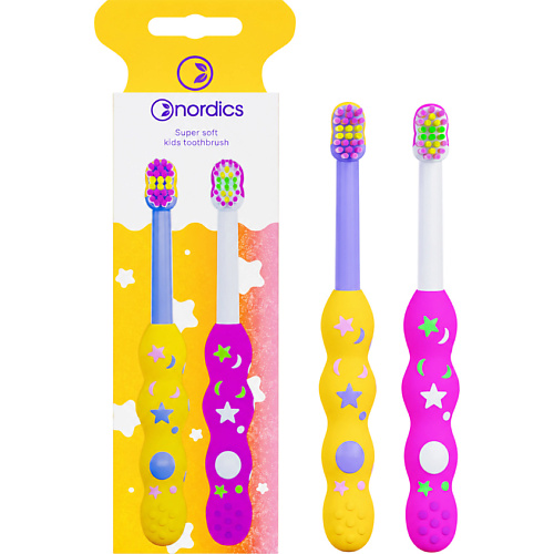 NORDICS Набор детских зубных щеток 2 в 1 Soft Kids Toothbrush, Набор детских зубных щеток 2 в 1 Soft Kids Toothbrush
NORDICS Набор детских зубных щеток 2 в 1 Soft Kids Toothbrush, Набор детских зубных щеток 2 в 1 Soft Kids Toothbrush