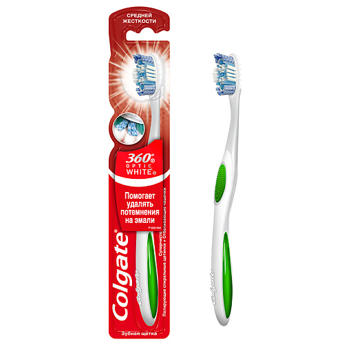 COLGATE Щетка зубная OPTIC WHITE Всесторонняя чистка (средней жесткости), Щетка зубная OPTIC WHITE Всесторонняя чистка (средней жесткости)
COLGATE Щетка зубная OPTIC WHITE Всесторонняя чистка (средней жесткости), Щетка зубная OPTIC WHITE Всесторонняя чистка (средней жесткости)