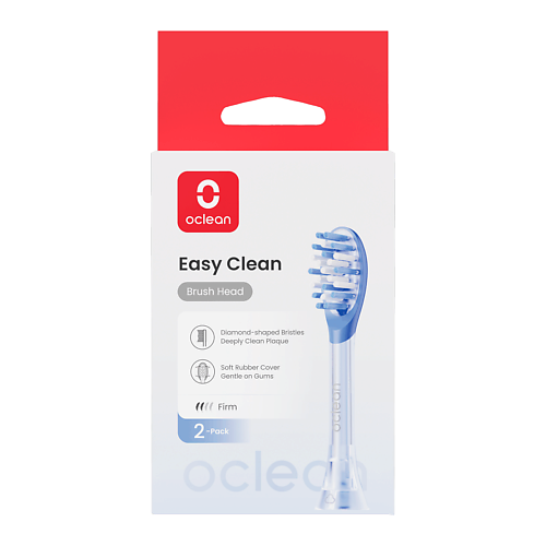 OCLEAN Насадка для электрической зубной щётки Easy Clean, Насадка для электрической зубной щётки Easy Clean
OCLEAN Насадка для электрической зубной щётки Easy Clean, Насадка для электрической зубной щётки Easy Clean
