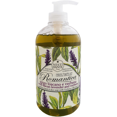 NESTI DANTE Жидкое мыло Romantica Wild Tuscan Lavender & Verbena 500, Жидкое мыло Romantica Wild Tuscan Lavender & Verbena
NESTI DANTE Жидкое мыло Romantica Wild Tuscan Lavender & Verbena 500, Жидкое мыло Romantica Wild Tuscan Lavender & Verbena