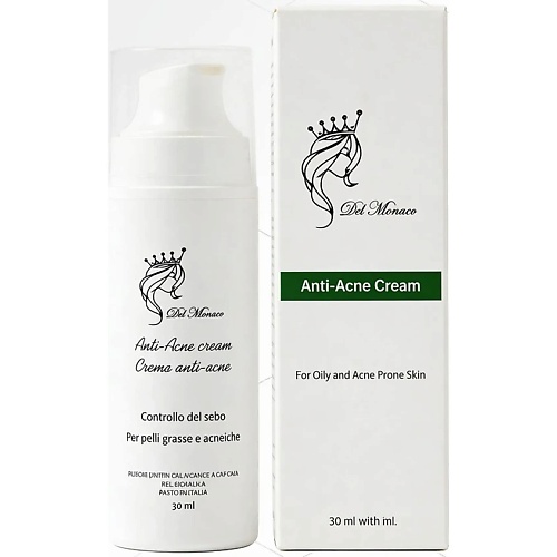 DEL MONACO Крем против акне ANTI ACNE CREAM 30, Крем против акне ANTI ACNE CREAM
DEL MONACO Крем против акне ANTI ACNE CREAM 30, Крем против акне ANTI ACNE CREAM
