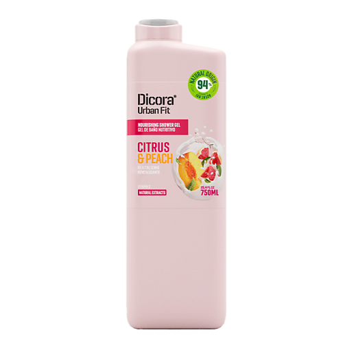 DICORA URBAN FIT Питательный гель для душа «VITAMIN С, Citrus & Peach» 750, Питательный гель для душа «VITAMIN С, Citrus & Peach»
DICORA URBAN FIT Питательный гель для душа «VITAMIN С, Citrus & Peach» 750, Питательный гель для душа «VITAMIN С, Citrus & Peach»