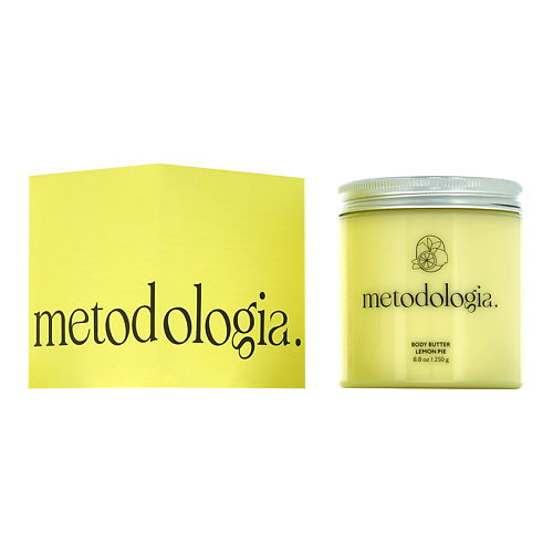 METODOLOGIA. Баттер для тела Лимонный пирог (питательный) 250, Баттер для тела Лимонный пирог (питательный)
METODOLOGIA. Баттер для тела Лимонный пирог (питательный) 250, Баттер для тела Лимонный пирог (питательный)