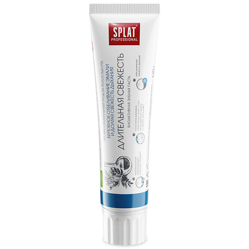 SPLAT Зубная паста "Длительная свежесть" Professional Long-lasting Freshness 100, Зубная паста "Длительная свежесть" Professional Long-lasting Freshness
SPLAT Зубная паста "Длительная свежесть" Professional Long-lasting Freshness 100, Зубная паста "Длительная свежесть" Professional Long-lasting Freshness