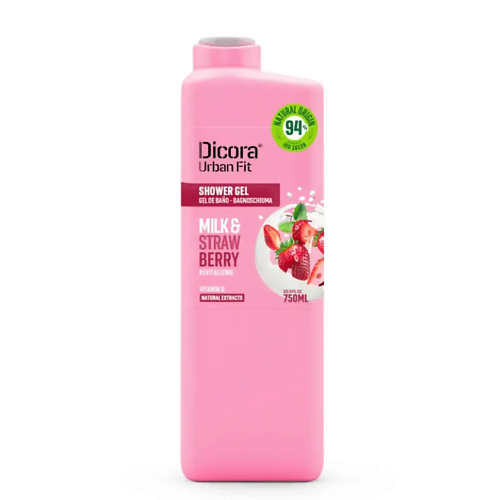 DICORA URBAN FIT Питательный гель для душа ВИТАМИН В, Молоко и Клубника 750, Питательный гель для душа ВИТАМИН В, Молоко и Клубника
DICORA URBAN FIT Питательный гель для душа ВИТАМИН В, Молоко и Клубника 750, Питательный гель для душа ВИТАМИН В, Молоко и Клубника