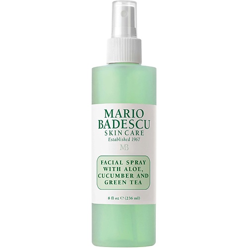 MARIO BADESCU Спрей для лица с экстрактом алоэ огурца и зеленого чая Facial Spray With Aloe Cucumber And Green Tea 236, Спрей для лица с экстрактом алоэ огурца и зеленого чая Facial Spray With Aloe Cucumber And Green Tea
MARIO BADESCU Спрей для лица с экстрактом алоэ огурца и зеленого чая Facial Spray With Aloe Cucumber And Green Tea 236, Спрей для лица с экстрактом алоэ огурца и зеленого чая Facial Spray With Aloe Cucumber And Green Tea