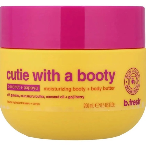 B.FRESH Крем-баттер для тела cutie with a booty moisturizing body butter 250, Крем-баттер для тела cutie with a booty moisturizing body butter
B.FRESH Крем-баттер для тела cutie with a booty moisturizing body butter 250, Крем-баттер для тела cutie with a booty moisturizing body butter