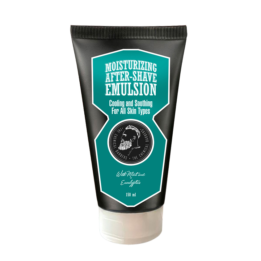 THE CHEMICAL BARBERS Увлажняющая эмульсия после бритья MOISTURIZING AFTER-SHAVE EMULSION
THE CHEMICAL BARBERS Увлажняющая эмульсия после бритья MOISTURIZING AFTER-SHAVE EMULSION