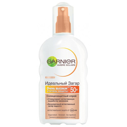 GARNIER Солнцезащитный спрей Идеальный загар SPF50+