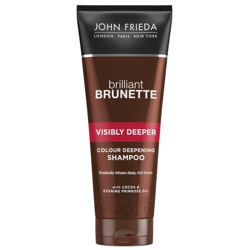 JOHN FRIEDA Шампунь для усиления насыщенности оттенка темных волос Brilliant Brunette VISIBLY DEEPER
JOHN FRIEDA Шампунь для усиления насыщенности оттенка темных волос Brilliant Brunette VISIBLY DEEPER
