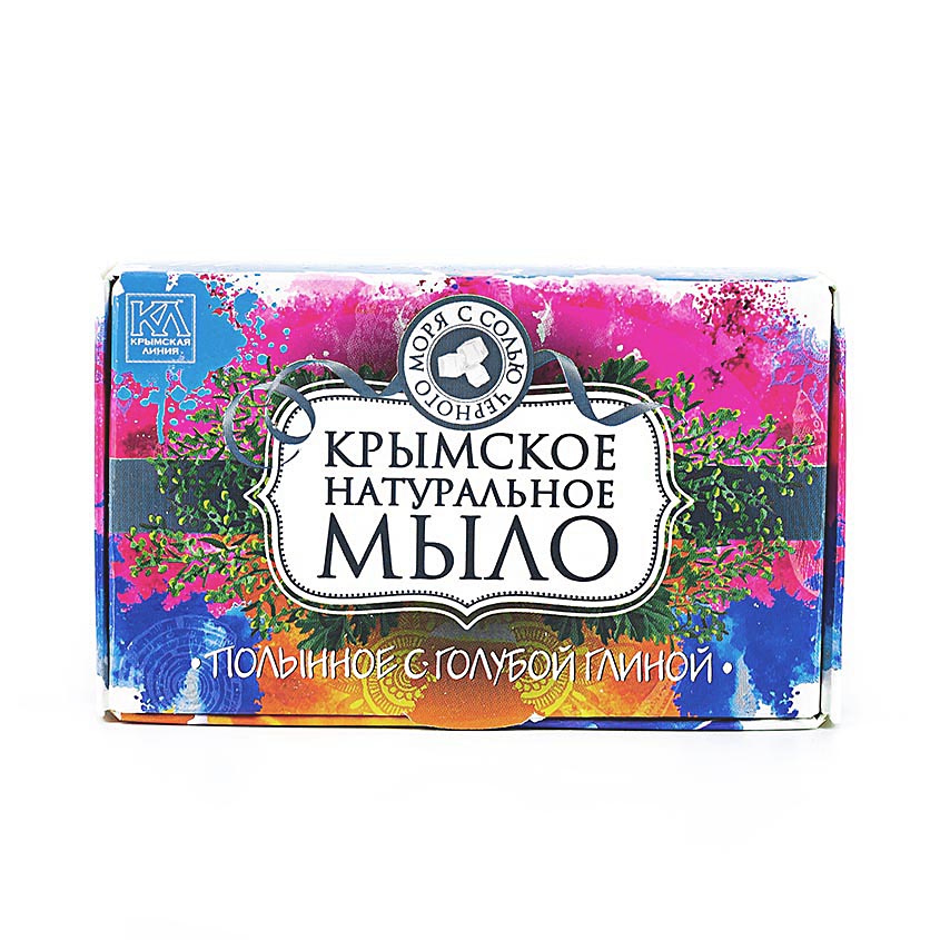 КРЫМСКАЯ ЛИНИЯ Крымское натуральное мыло с солью Черного моря "Полынное с голубой глиной"
КРЫМСКАЯ ЛИНИЯ Крымское натуральное мыло с солью Черного моря "Полынное с голубой глиной"