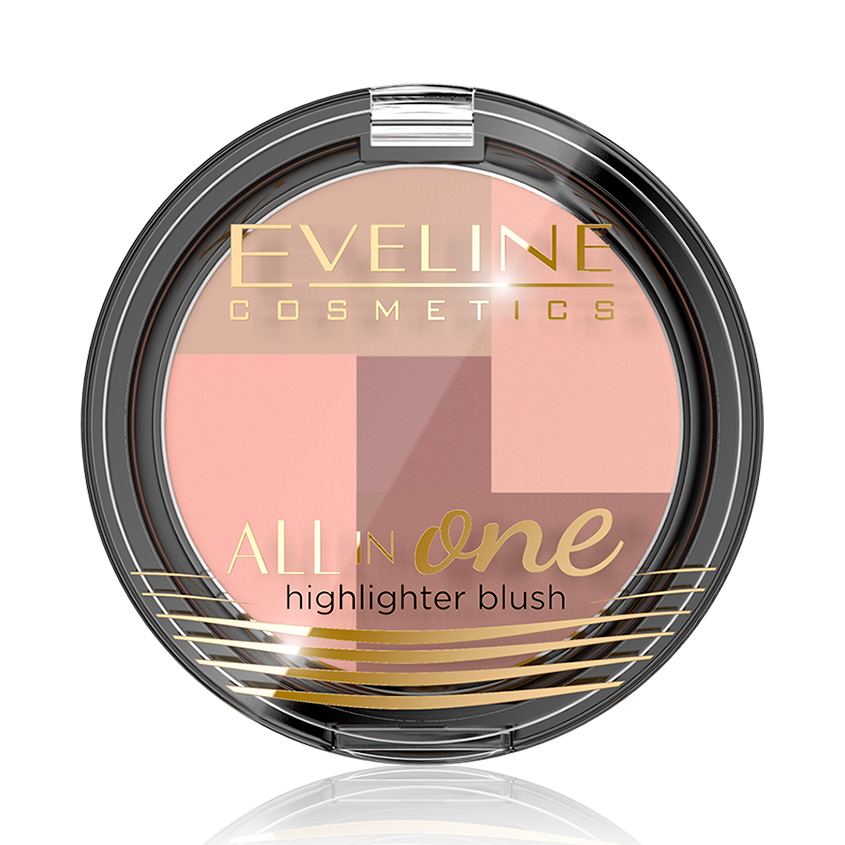 Румяна EVELINE Румяна для лица ALL IN ONE – купить в интернет-магазине ...