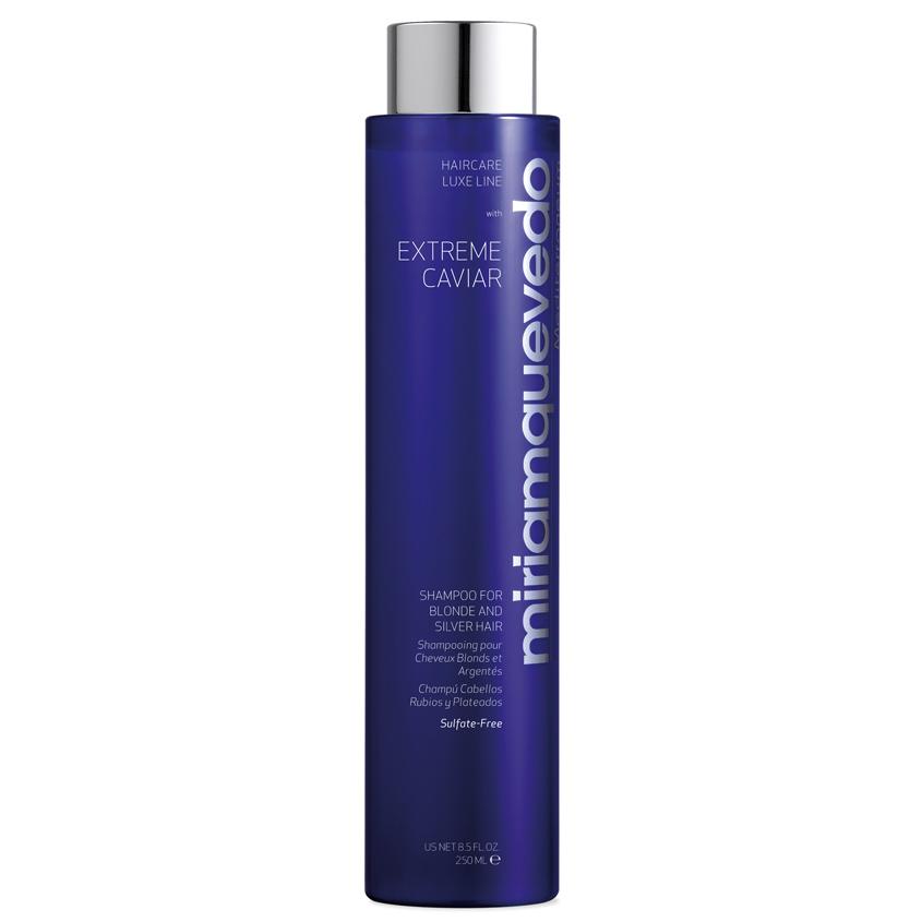 MIRIAM QUEVEDO Шампунь для светлых и седых волос с экстрактом черной икры Extreme Caviar Shampoo for Blonde and Silver Hair
MIRIAM QUEVEDO Шампунь для светлых и седых волос с экстрактом черной икры Extreme Caviar Shampoo for Blonde and Silver Hair