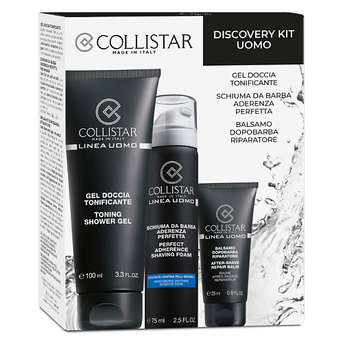 COLLISTAR Набор Гель для душа тонизирующий + Пена для бритья + Бальзам после бритья, Набор Гель для душа тонизирующий + Пена для бритья + Бальзам после бритья
COLLISTAR Набор Гель для душа тонизирующий + Пена для бритья + Бальзам после бритья, Набор Гель для душа тонизирующий + Пена для бритья + Бальзам после бритья