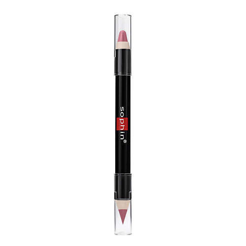 SOPHIN Карандаш-помада для губ/Lipstick & Lip  liner days in bloom 2 in 1 vibrant lipstick and pencil рас красоты 2 в 1 помада и карандаш для губ
