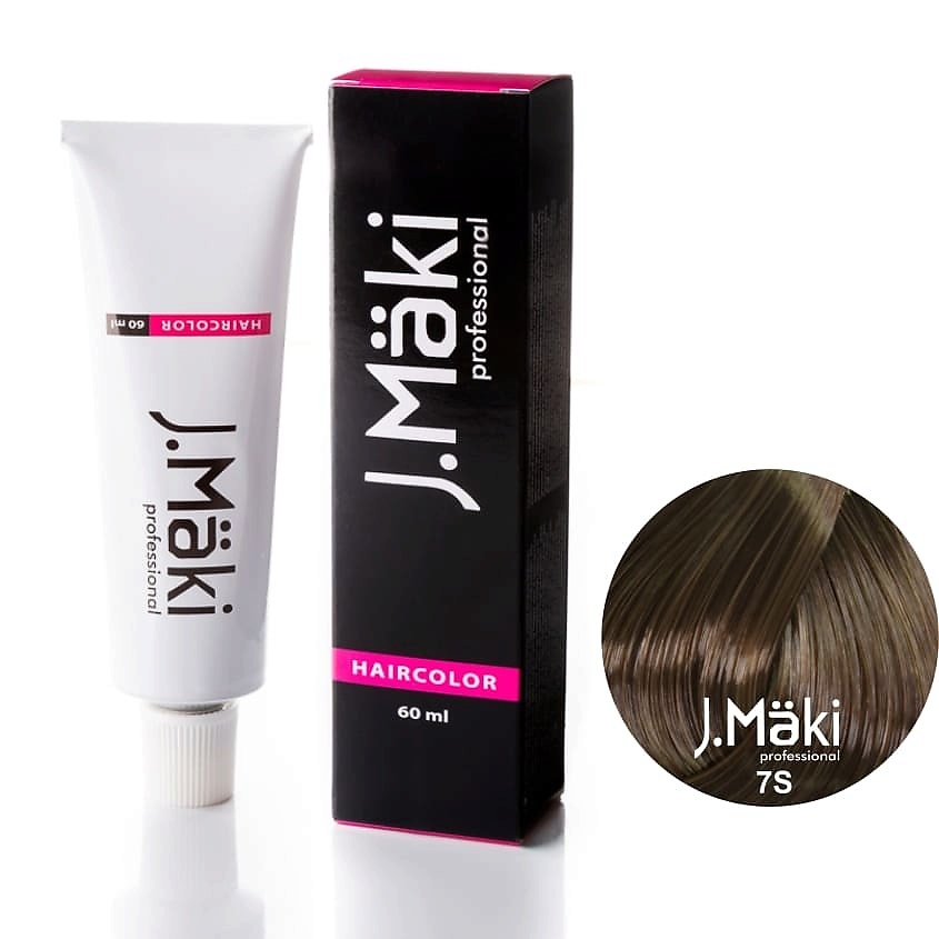 

J.MÄKI PROFESSIONAL Краситель для волос 7S Песочный русый