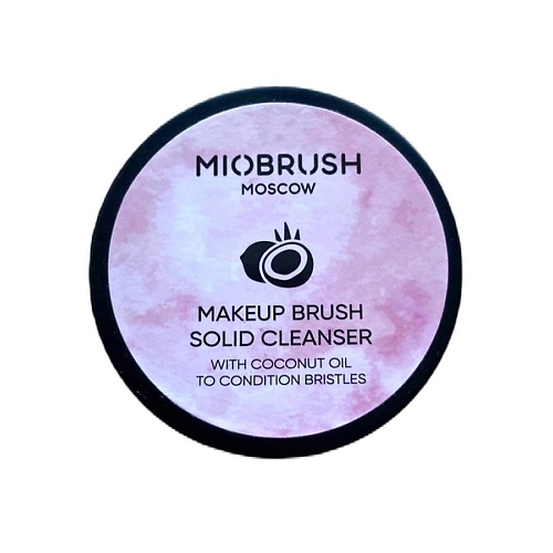 Miobrush Очищающее мыло для кистей с силиконовым ковриком