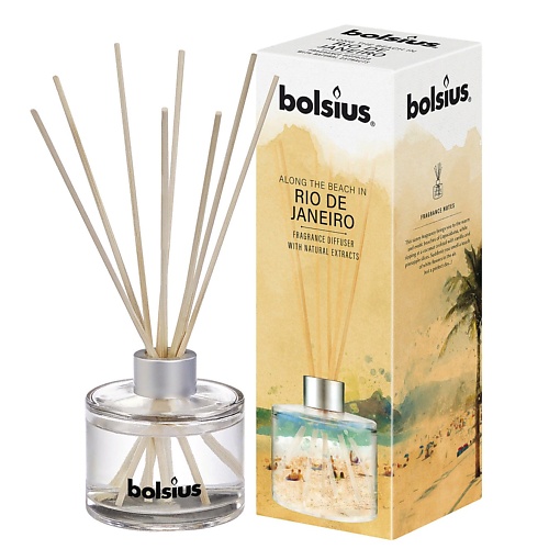 Купить BOLSIUS Арома диффузор + палочки Bolsius Along the beach in RIO