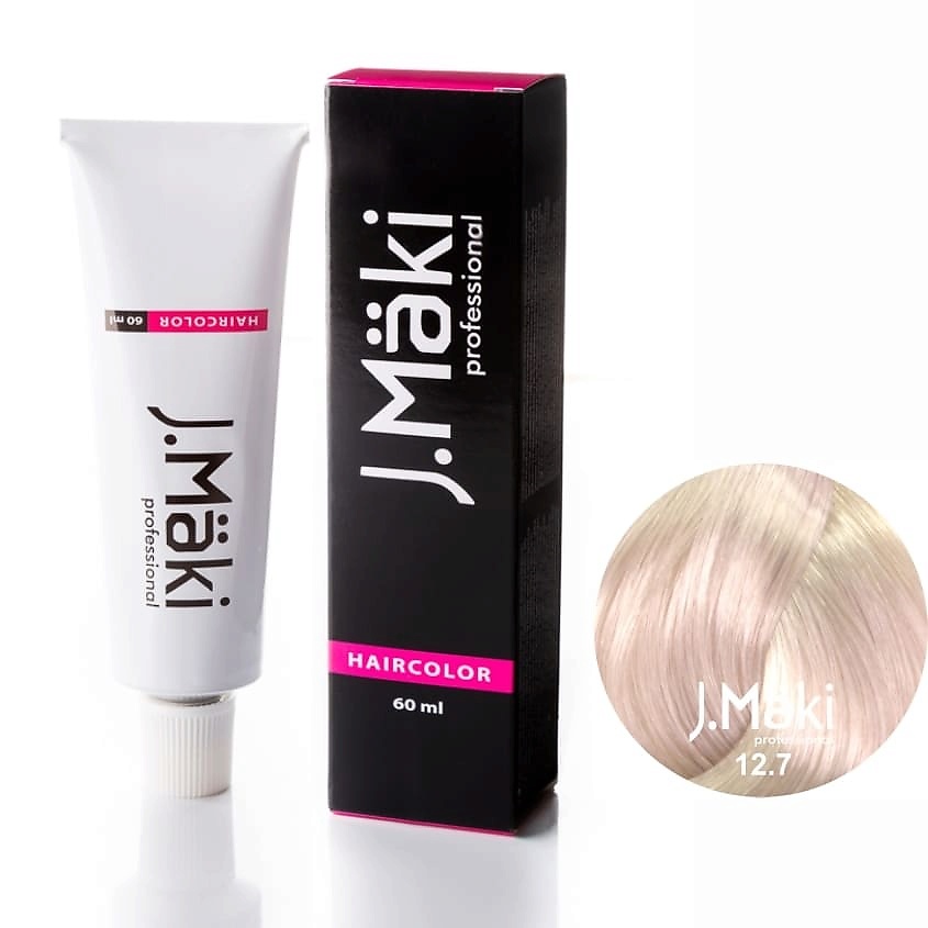 

J.MÄKI PROFESSIONAL Краситель для волос 12.7 Суперблонд фиолетовый
