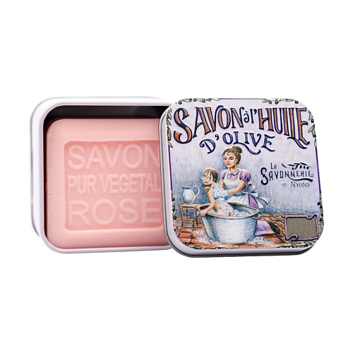 LA SAVONNERIE DE NYONS Мыло с розой Ванна 100 la savonnerie de nyons гостевое мыло с розой эйфелева башня 25