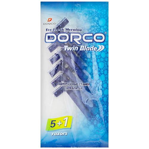 DORCO Бритвы одноразовые TD705, 2-лезвийные 1 gillette2 станки одноразовые для бритья 7 3 шт