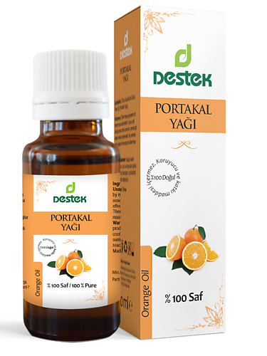 Арома-масло для дома DESTEK Апельсиновое эфирное масло  для лица, для тела и волос
