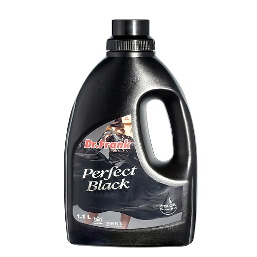 DR.FRANK Жидкое средство для стирки черного белья Perfect Black, 100 стирок 1100 dr frank жидкое средство для стирки 82 стирки 3000