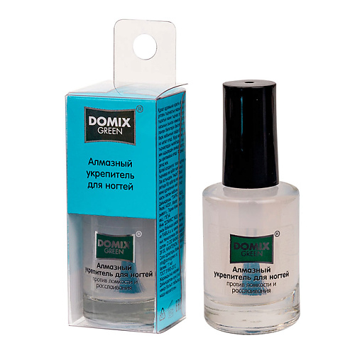 DOMIX GREEN Алмазный укрепитель для ногтей 11 domix dgp сухое молекулярное масло для ногтей для влажной кожи 30 0