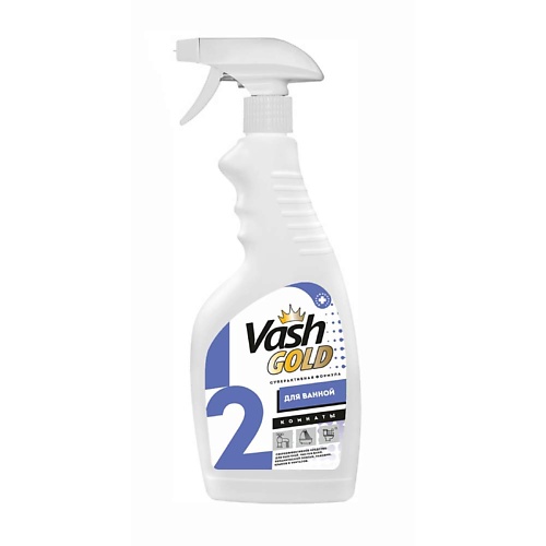 VASH GOLD Средство для чистки ванной комнаты, сантехники, спрей 500 ecvols жидкое средство для чистки сантехники и плитки с эфирными маслами мята 1 750