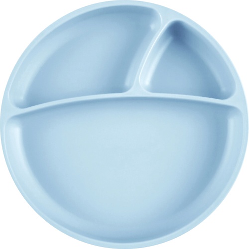 Тарелка MINIKOIOI Portions Детская секционная тарелка с присоской силикон 0+