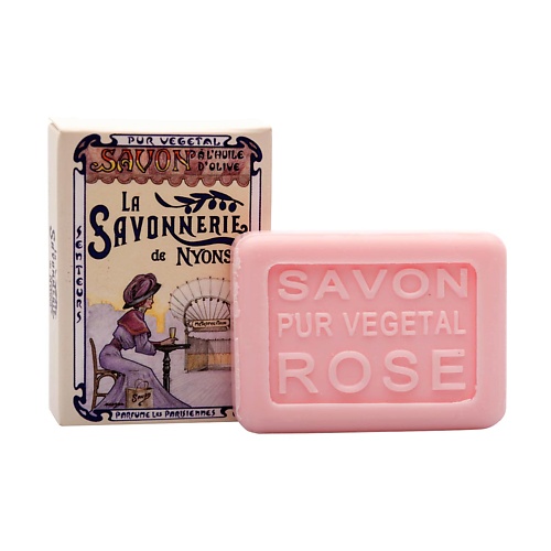 LA SAVONNERIE DE NYONS Гостевое мыло с розой Метрополитен 25 la savonnerie de nyons жидкое мыло с розой 1000