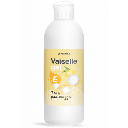 Купить PRO-BRITE Гель для мытья посуды с ароматом лимона и витамином Е Vaiselle gel lemon
