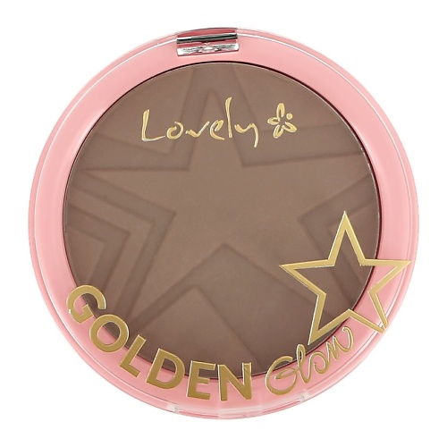 LOVELY Пудра для лица компактная GOLDEN GLOW NEW EDITION