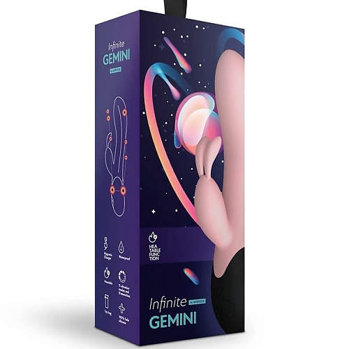Секс-игрушки LE FRIVOLE Нагреваемый вибратор кролик Gemini