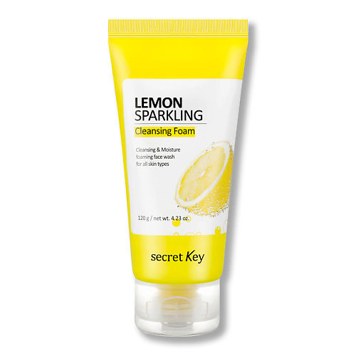 Пенка для снятия макияжа SECRET KEY Пенка для умывания с экстрактом лимона LEMON SPARKLING Cleansing Foam цена и фото