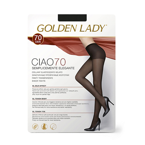 GOLDEN LADY Колготки женские 70 den Ciao Nero 2 golden lady носки женские piccolino супер укороченный nero 35 38