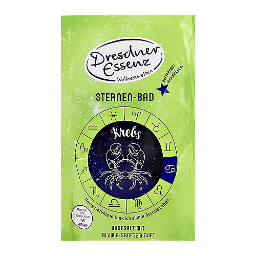 DRESDNER ESSENZ Соль для ванны STAR BATH Рак