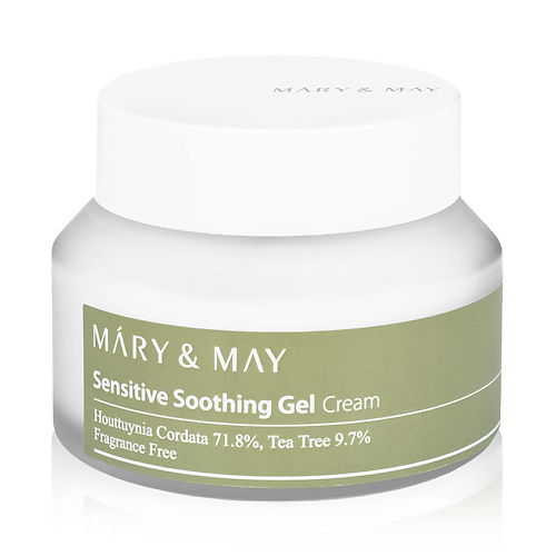 MARY&MAY Крем-гель для лица успокаивающий Sensitive Soothing Gel Blemish Cream 70 ovisolio гель для ног охлаждающий подагровое дерево овечье масло 70