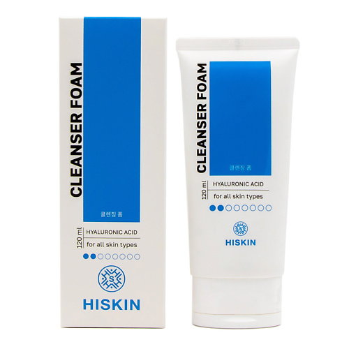 Пенка для снятия макияжа HISKIN Пенка для умывания с гиалуроновой кислотой средства для умывания hiskin гель для умывания с гиалуроновой кислотой