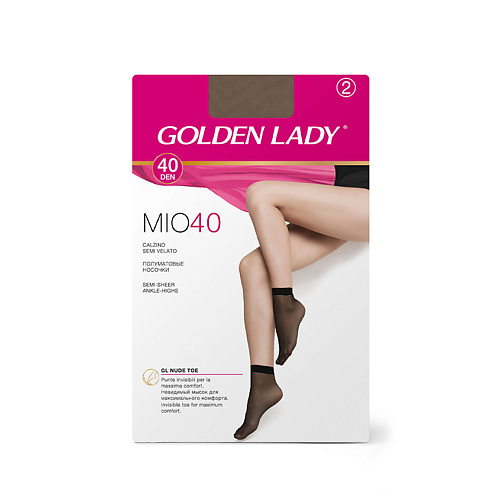 GOLDEN LADY Носки женские 40 den MIO (2 пары) Daino minimi колготки daino 2 mini matte effect 40