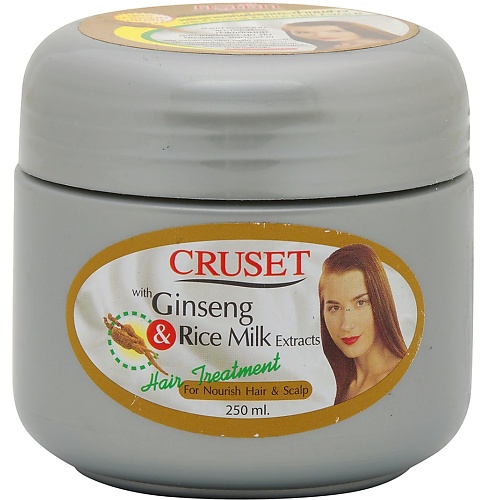 CRUSET Маска для волос с женьшенем и экстрактом рисового молока 250