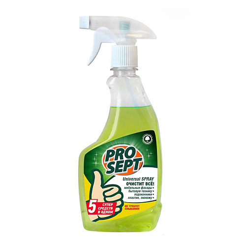 Спрей для уборки PROSEPT Универсальное моющее и чистящее средство Universal Spray чистящее средство отбеливающий эффект prosept 400 г