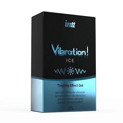 INTT Увлажняющий гель для тела Vibration Gel с ароматом Лед 15 intt увлажняющий гель для тела vibration gel с ароматом водка 15