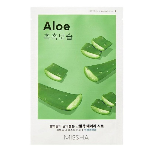 фото Missha маска для лица airy fit sheet mask aloe